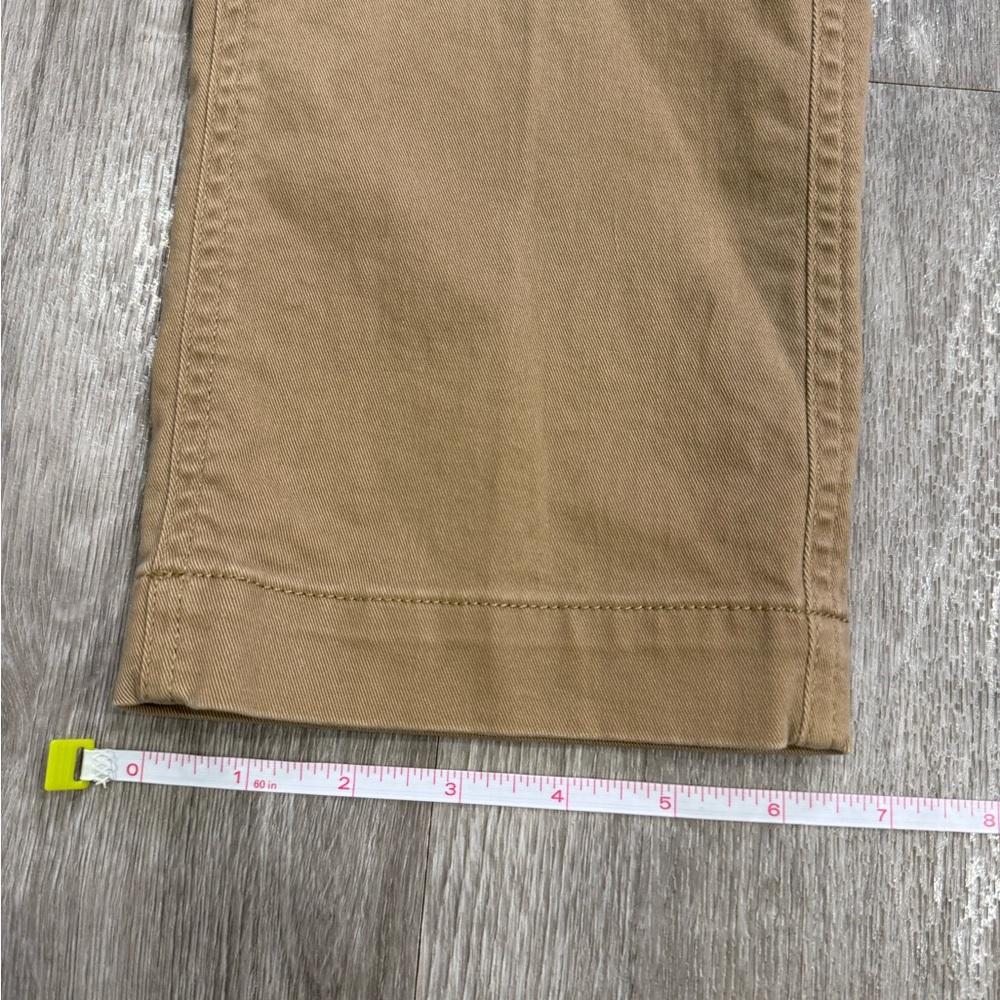 J. Crew High Rise Girlfriend Chino Pants Women Size 2 Tan Straight Leg Office - Picture 12 of 13